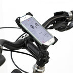 NC-17 Smartphone & Handy Halterung für Fahrrad, Bike, Motorrad | 360 Grad drehbar | für 4.5 - 6.8 Zoll Smartphones | Handyhalter für iPhone, Galaxy | Halter für Navigation und Mobiltelefon