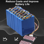 Annadue 12S Bis 16S Akku Aktiver Equalizer, Lifepo4 Lithium Lipo Akku Energie Aktiver Equalizer, 1,8V Bis 4,5V 0 Bis 5,5A Equalizer Lifepo4 Li Ion Lithium Lipo Board mit Kabel für LTO LPO LFP NCM