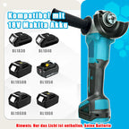ANUPTTA - Akku Winkelschleifer Ø125mm 10000 U/min für 18V Makita Akkus - Bürstenloser Motor, Akku Flex Trennschleifer Zum Schneiden, Schleifen, Polieren（Nur Gehäuse）