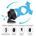 Vornado 630 | Leiser Ventilator mit Vortex Technologie | Für Räume bis 60 qm | Ab 45 dB | Geeignet für Schlafzimmer | 21 m Reichweite