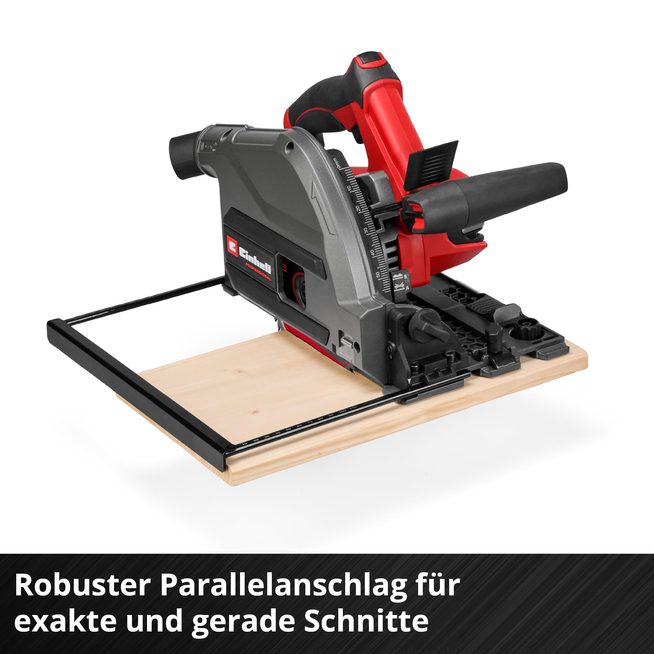 Einhell Professional Akku-Tauchsäge TP-PS 18/165 Li BL - Solo Power X-Change (18 V, Ø 165 mm Sägeblatt, Brushless, 56 mm Schnitttiefe, werkzeuglose Einstellung, ohne Akku)