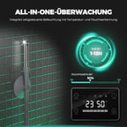 MARS HYDRO Pflanzen Luftbefeuchter 15L, Top-Fill Ultraschall Humidifier, mit einstellbarer Luftfeuchtigkeit, Timer-Funktion und Leise Betrieb für Growzelt, Innenbepflanzung, Schlafzimmer