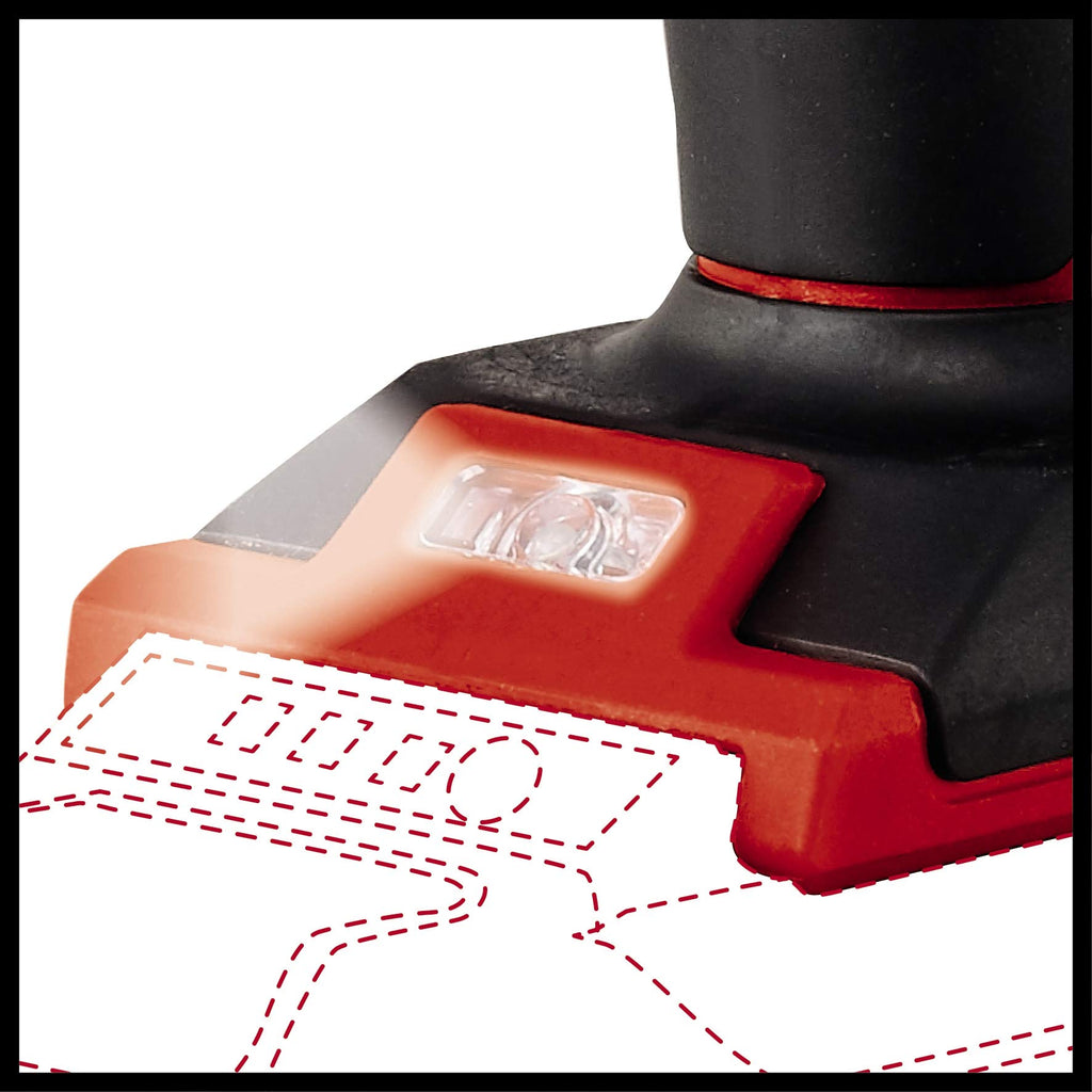 Einhell Akku-Heißklebepistole TE-CG 18 Li - Solo Power X-Change (Lithium-Ionen, in 120 Sekunden einsatzbereit, inkl. 5 Klebestifte + Flachklebedüse, ohne Akku und Ladegerät)