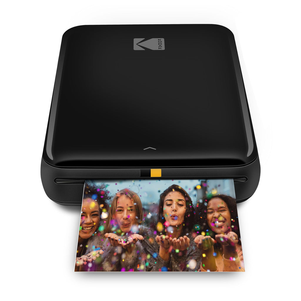 KODAK Step Printer Drahtloser mobiler Fotodrucker mit Zink-Technologie (Schwarz) Reiseset