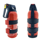 MBS FIRE 2x Gloria KFZ Auto-Pulverlöscher P2GM, 2kg Brandklasse ABC inkl. Halterung u. Plakette