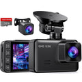 Dashcam Auto Vorne Hinten, 2" IPS-Bildschirm Mini Auto Kamera, 2,5K+1080P Full HD Dash Cam für Autos mit G-Sensor, 170°Weitwinkel, 24H Parküberwachung, Loop-Aufnahme, Nachtsicht, 32-GB-Karte