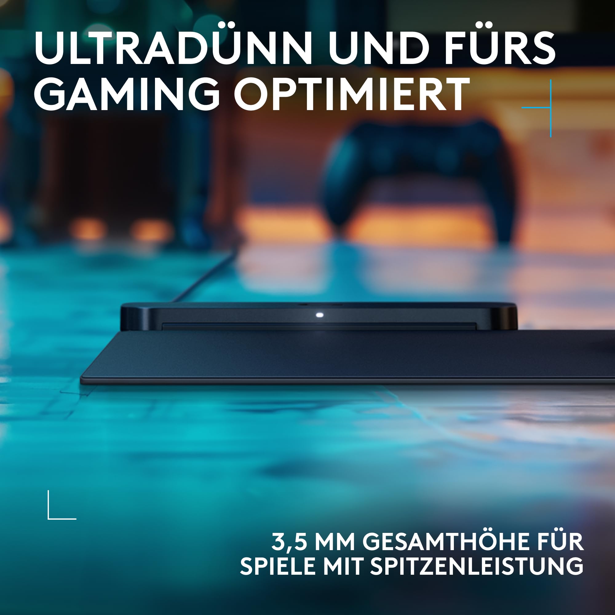 Logitech G POWERPLAY 2, Kabelloses Lade-Mauspad für kompatible Gaming-Mäuse, 34,5 x 28,4 cm, 3,5 mm Höhe, für PC/Mac – Schwarz