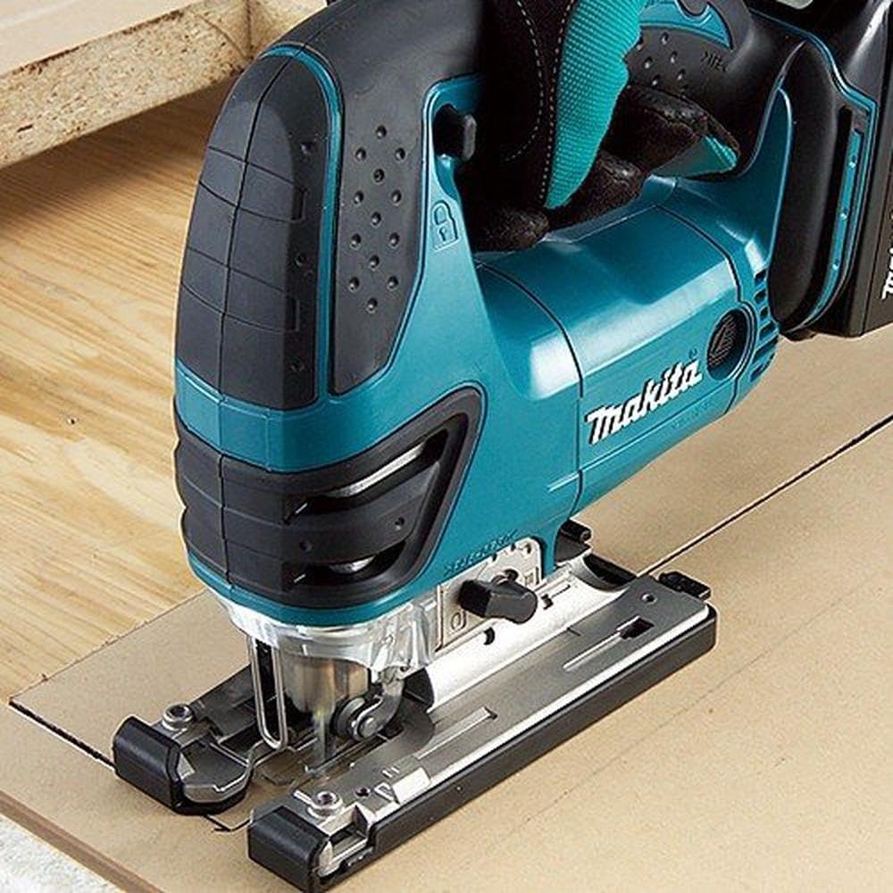 Makita DJN161RTJ Knabber 18 V, 2 Akkus und Ladegerät im Makpac, 350 W, Türkisschwarz, 2 x 5,0 Ah, 1,6 mm