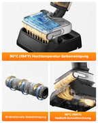 roborock F25 LT Nass Trockensauger, 180° Lay-Flat Saugwischer, 20.000 Pa Staubsauger, 90°C 5 Min Hochtemperatur Selbstreinigung & und schnelle Heißlufttrocknung, 60 Min Laufzeit, Wischsauger Kabellos