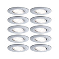 Paulmann 99923 Einbauleuchte LED Calla rund 10x6W Chrom matt schwenkbar