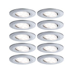 Paulmann 99923 Einbauleuchte LED Calla rund 10x6W Chrom matt schwenkbar