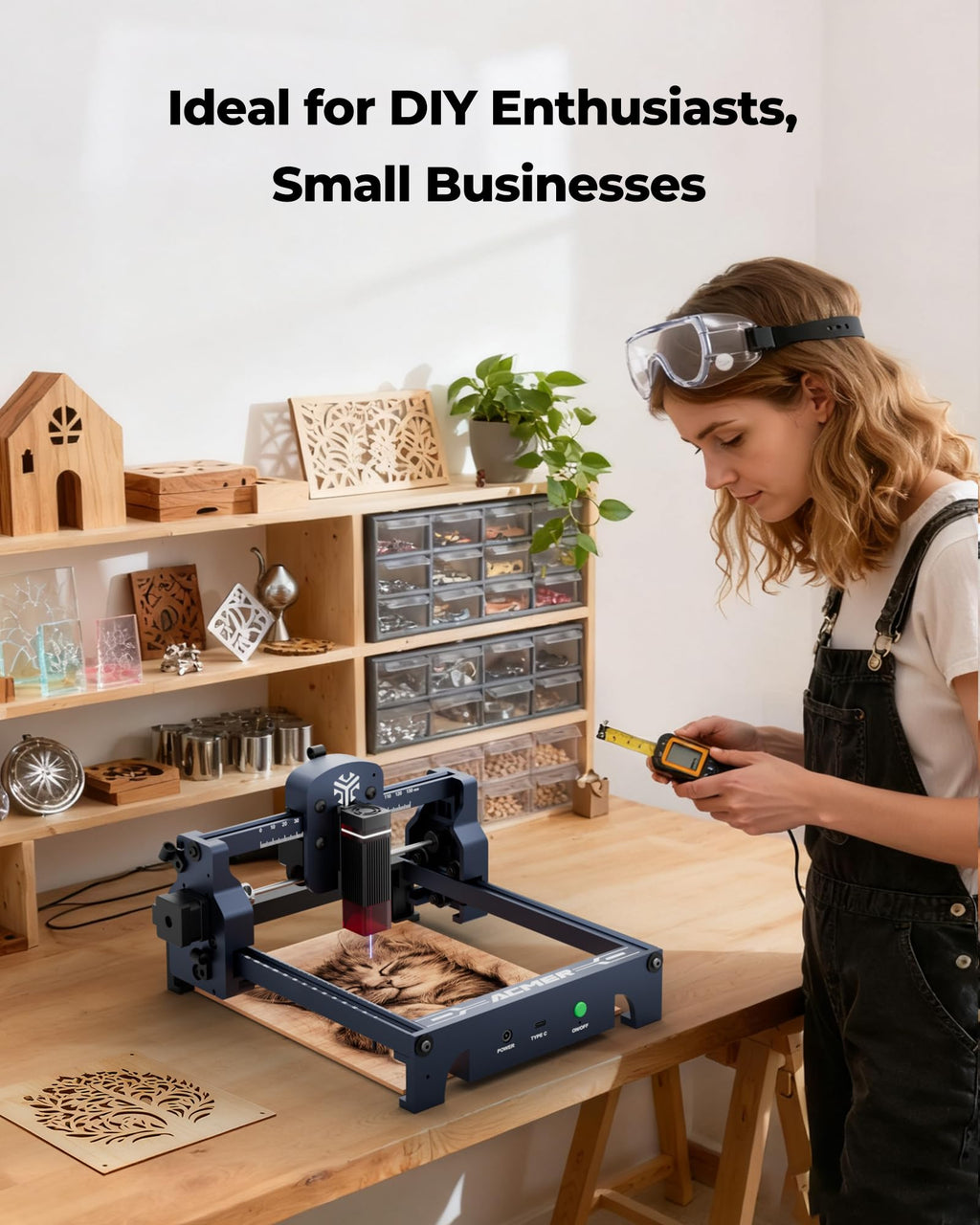 ACMER S1 Lasergravur- und Schneidemaschine (S1 3.5W blue 1)