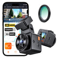 VANTRUE E1 Pro 4K HDR STARVIS 2 Dashcam Auto vorne, 5Ghz WLAN Mini Dash Cam mit CPL, GPS Sprachbefehle, 15Sek. Puffer Parküberwachung, Prima Nachtsicht, 1.54 Zoll 160°Versteckte Autokamera, max. 1TB