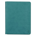 Rhodia 168103C - Konferenzmappe Rhodiarama 19,5x25,5 cm, mit Etui, dehnbare Haupttasche, 2 flache Reißverschlusstaschen, Kartenfächer, Stiftehalter, Cover aus Kunstleder Pfaugrün,, 1 Stück