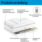 HP Envy 6520e, Multifunktionsdrucker, 6 Monate gratis drucken Instant Ink inklusive, Drucken, Kopieren, Scannen, Mobiler Faxversand, Wi-Fi, Automatischer Vorlageneinzug, Touchscreen