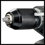 Einhell Schlagbohrmaschine TE-ID 650 E (650 Watt, Qualitätsbohrfutter aus Metall, Rechts-/Linkslauf, Metall-Bohrtiefenanschlag, Spindelarretierung "press&lock")