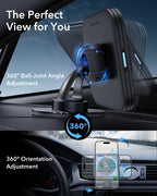 ESR 15W für Magsafe Autohalterung mit Ladefunktion, Handyhalterung Auto Ladegerät, Magnet Kabellose Handyhalterung Auto mit Ladefunktion für iPhone Air/17/16/15/14/13/12, Galaxy S25, Schnellladung