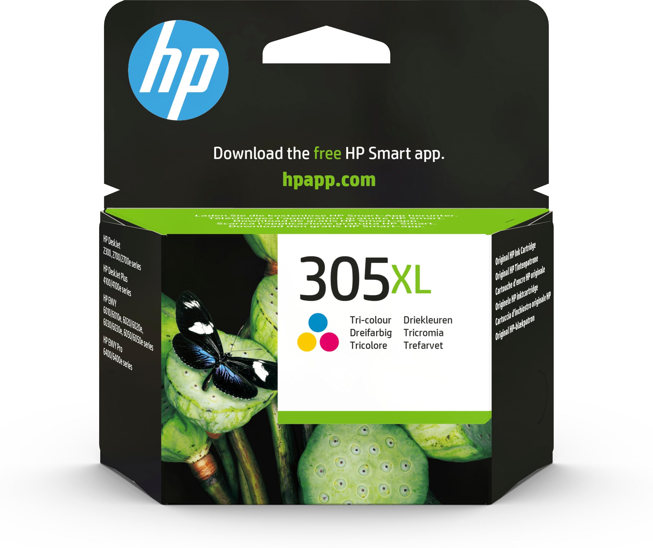 HP 305XL Farbe Original Druckerpatrone mit hoher Reichweite DeskJet, DeskJet Plus, Envy, Envy Pro