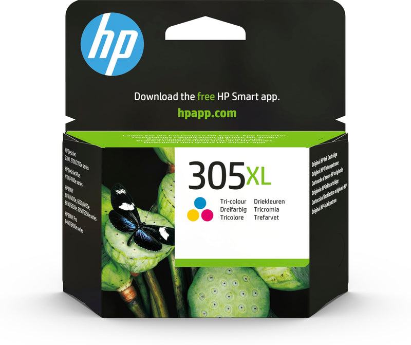 HP 305XL Farbe Original Druckerpatrone mit hoher Reichweite DeskJet, DeskJet Plus, Envy, Envy Pro