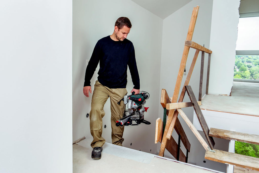 metabo Kappsäge KGSV 216 MC - 1200 W, 216 mm Sägeblatt - Mit Zugfunktion, LED-Schnittlinie, variable Drehzahl, beidseitig neigbar, kompakt, exakte Schnitte, Spanabsaugung - Für Holz, Alu, Kunststoff