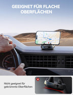 JOYROOM Handyhalterung Auto Armaturenbrett, Anti Rutsch Handy Halterung Auto kompatibel mit PopGrip, Universelle KFZ Autohalterung für iPhone/Samsung/Huawei/Google/Android Smartphones