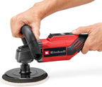 Einhell Polier- und Schleifmaschine CC-PO 1100/150 CE (1100 W, Ø 150 mm Polierteller, Drehzahlelektronik 500 - 3.500 min-1, Konstantelektronik, Kletthaftung, inkl. Zubehör)
