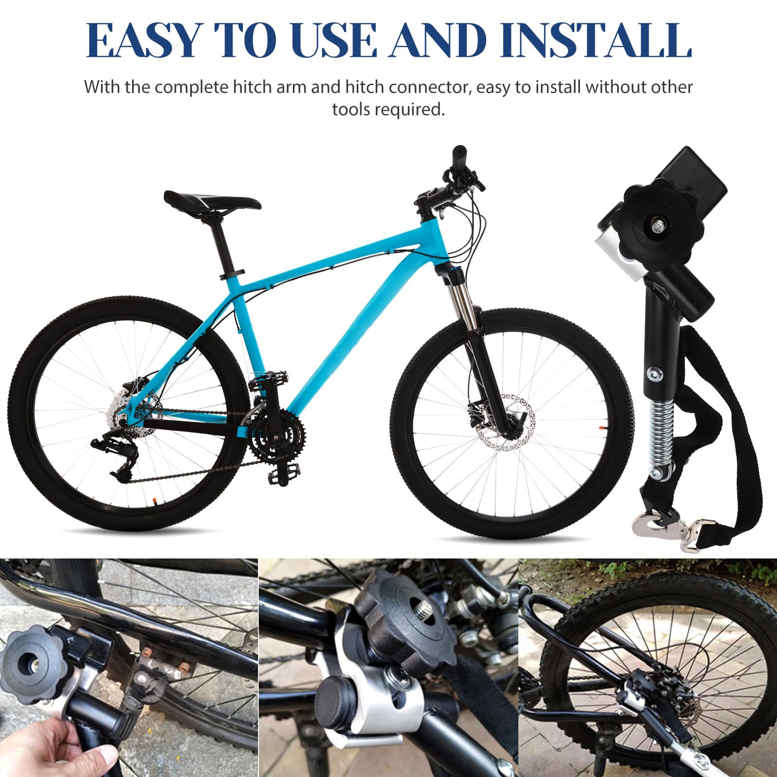 VORCOOL Universal Fahrrad Anhängerkupplung Aluminiumlegierung Linker Fahrrad Anhängerkupplung Adapter Befestigung Adapter für fahrradanhänger