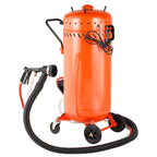 VEVOR 28 Gallonen Vakuum-Sandstrahler, staubfreier Sandstrahler mit eingebautem 1200 W Vakuumsystem zur Staubkontrolle und Strahlmittelrückführung, 60-110 PSI Hochleistungs-Strahlgerät