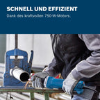 Bosch Professional Geradschleifer GGS 30 LPS (750 W, mit PROtection-Schalter, KickBack Control, inkl. 1x Spannschlüssel, Spannzange 6 mm mit Mutter)