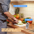 BOIFUN Babyphone mit Kamera 2 Zoll Tragbares Vox-Funktion Temperatursensor Nachtsicht-Video-Babyfon 2,4 Ghz, Intelligentes Standby Baby Monitor Gegensprechanlage Schlaflieder Lange Akkulaufzeit, 720p