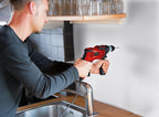 Einhell Schlagbohrmaschinen-Set TC-ID 1000 E Kit (1.010 W, Bohrleistung Holz 32 mm, Metall 13 mm, Beton 16 mm, 13 mm Schnellspannbohrfutter, inkl. 16-tlg. Bohrer-Set und Tasche) Rot
