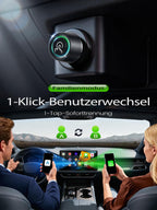 CarPlay Wireless Adapter Android Auto AutobesitzerundAutofahrer EinTastenWechsel Stabil