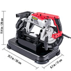 VEVOR Bandsäge 12,7 cm Schnittgröße, 1100 W 10 A Sägeband aus Stahl Eisensäge mit 127 mm Max Schnittkapazität (ohne Sockel), 137,8-472,4 Fuß pro Minute Geschwindigkeitsskala Metallbandsägemaschine