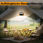 30W LED Akku Strahler Baustrahler Wiederaufladbare Superhell 2000 Lumen Arbeitsleuchte Wasserdichtes COB Arbeitsleuchte USB Campinglampe für Garage Outdoor Camping Angeln Notfall Baustellen, 2 Stück