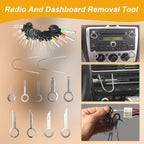 Druuzyl 268 Stück Hebelwerkzeug Auto, Universal Auto Demontage Werkzeuge, Innenverkleidung Werkzeug, Zierleistenkeil-Set, Kunststoffkeile KFZ Set für Entfernung Autotür Türverkleidung und Platten