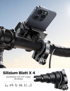 JOYROOM Handyhalterung Fahrrad【Anti Shake Stoßdämpfender】 Motorrad Handyhalterung 【1S Schnellspanner】 Universal Handyhalter für Fahrrad Lenker und Auch für iPhone 17/16/15/14, Samsung S24 (4.7"-7")