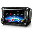 Erisin 8-Kern 4GB+64GB 7 Zoll Android 14 Autoradio GPS Navi DVD für VW Passat B6 T5 Golf 5/6 Polo 6R Tiguan Caddy T5 Jetta Seat Skoda Bluetooth CarPlay Android Auto WiFi 4G DSP DAB+ FM OBD2 CD Canbus