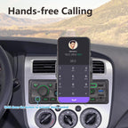 LXKLSZ Autoradio mit Bluetooth Single Din mit APP-Steuerung MP3-Player-Unterstützung Freisprechen/USB/FM/AM/TF/AUX-in/EQ-Set, Autoradio-Empfänger