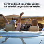UGREEN Aux Bluetooth Adapter Auto Bluetooth 6.0 Empfänger Klinke für Freisprechanruf und Wireless Musik kompatibel mit Auto mit Aux und USB Anschluss, Lautsprecher, Verstärker (Grau-Standard)