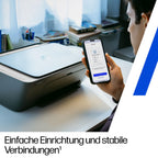 HP DeskJet 2920 Multifunktionsdrucker, 3 Monate gratis drucken Instant Ink inklusive, Drucker, Scanner, Kopierer, WLAN, USB 2.0