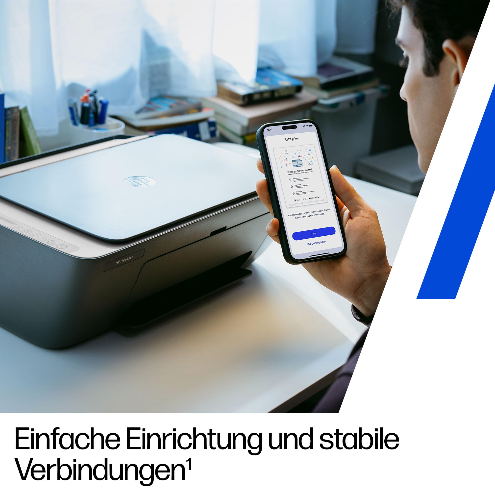 HP DeskJet 2920 Multifunktionsdrucker, 3 Monate gratis drucken Instant Ink inklusive, Drucker, Scanner, Kopierer, WLAN, USB 2.0