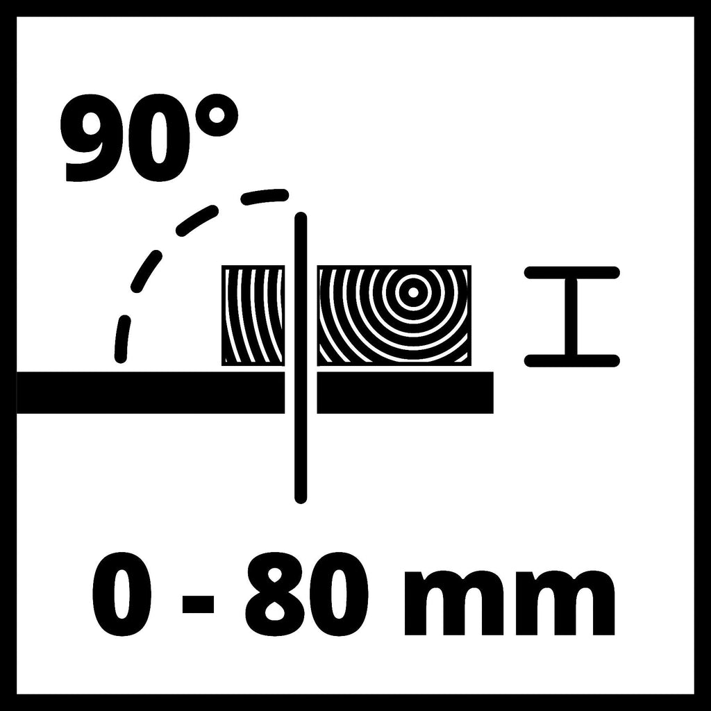 Einhell Tischkreissäge TC-TS 254 U (2.200 W, 80 mm Schnitthöhe, Ø 254 mm Sägeblatt, Winkelanschlag, Parallelanschlag, Auflagenvergrößerung, Staubabsauganschluss)