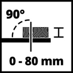 Einhell Tischkreissäge TC-TS 254 U (2.200 W, 80 mm Schnitthöhe, Ø 254 mm Sägeblatt, Winkelanschlag, Parallelanschlag, Auflagenvergrößerung, Staubabsauganschluss)