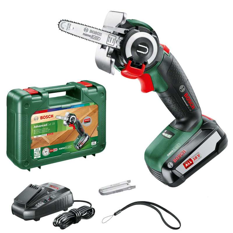 Bosch Akku-NanoBlade-Säge AdvancedCut 18 (1 Akku, NanoBlade-Technologie, 18 Volt System, im Karton)