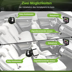 FNITAER Baby Kamera Auto mit 4.3" Display, Spiegel auto baby rückbank 1080P,Babyautospiege mit HD Nachtsicht und 120°-Betrachtungswinkel,Auto-Babyphone einfache Installation Cigarette Lighter,Schwarz