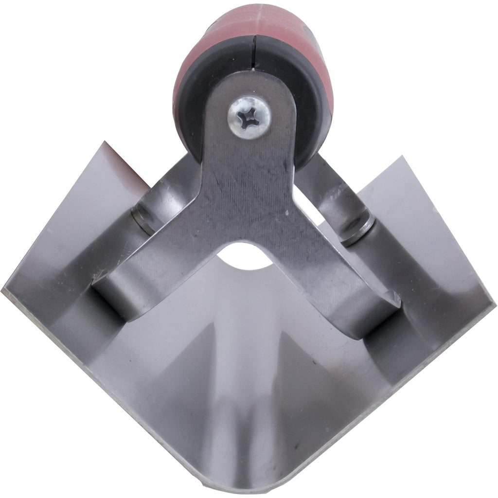 Marshalltown Inneneck-Kelle mit 13 mm Radius und- Durasoft Griff, aus Edelstahl, für Trockenbauer und Verputzer, Maße: 152x64 mm