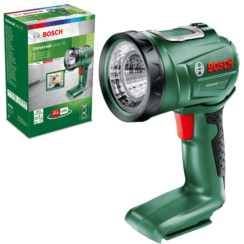Bosch Akku Lampe UniversalLamp 18 (ohne Akku, 18 Volt System, im Karton)