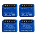 Shelly 1 Mini Gen 3 | 4er Pack | WiFi & Bluetooth Smart Switch Relais 1 Kanal 8A | Hausautomation | Kompatibel mit Alexa und Google Home | iOS-Android-App | Kein Hub erforderlich | Trockene Kontakte