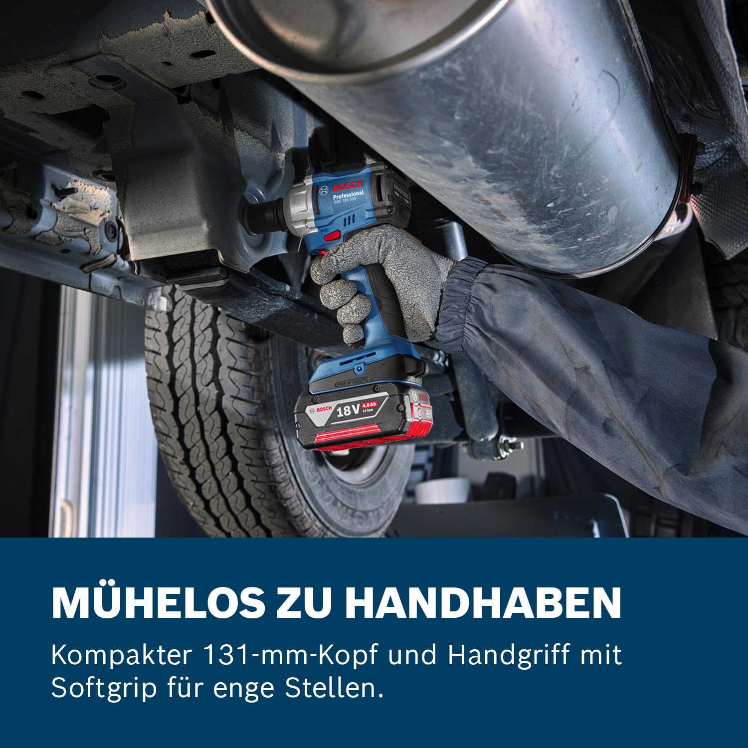 Bosch Professional 18V System Akku Drehschlagschrauber GDS 18V-350 (ohne Akku/Ladegerät)