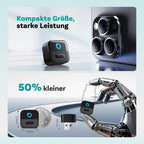 OTTOCAST (2026 Neu) 2-in-1 Wireless CarPlay & Android Auto Adapter, Mini Pico mit EIN-Knopf-Trennung, WiFi 6, Bluetooth 5.4, Plug & Play für Fahrzeuge mit werkseitigem CarPlay/Android Auto